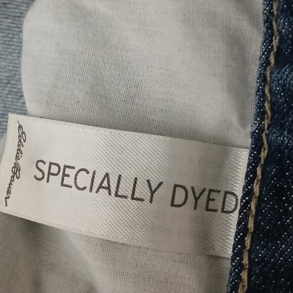 Eddie Bauer Jeans Size 6 Boyfriend Mid Rise Washed Indigo Blue Denim Stretch - Picture 10 of 12